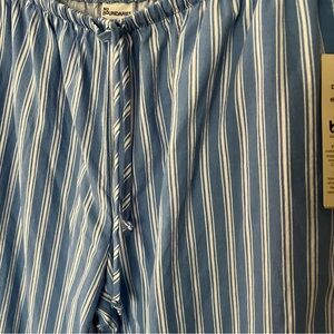 No Boundaries Blue and White Striped Pants